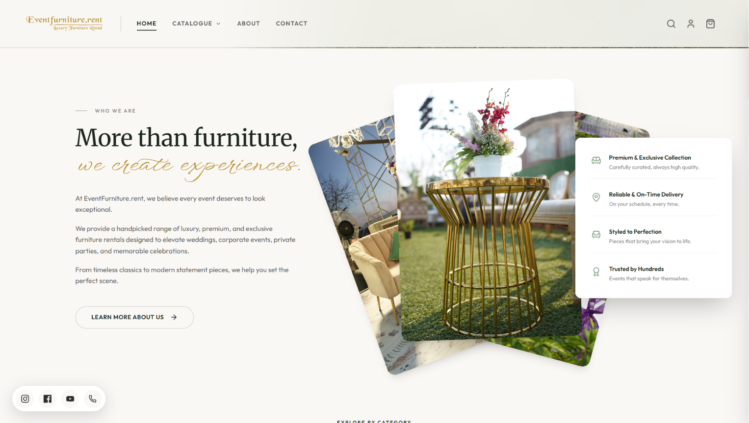 Event Furniture detail 1
